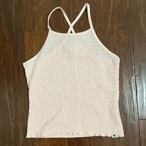 girls abercrombie kids smocked halter tank top
